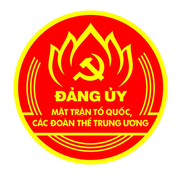 Logo Đảng ủy MTTQ, các đoàn thể Trung ương. Ảnh: BTC