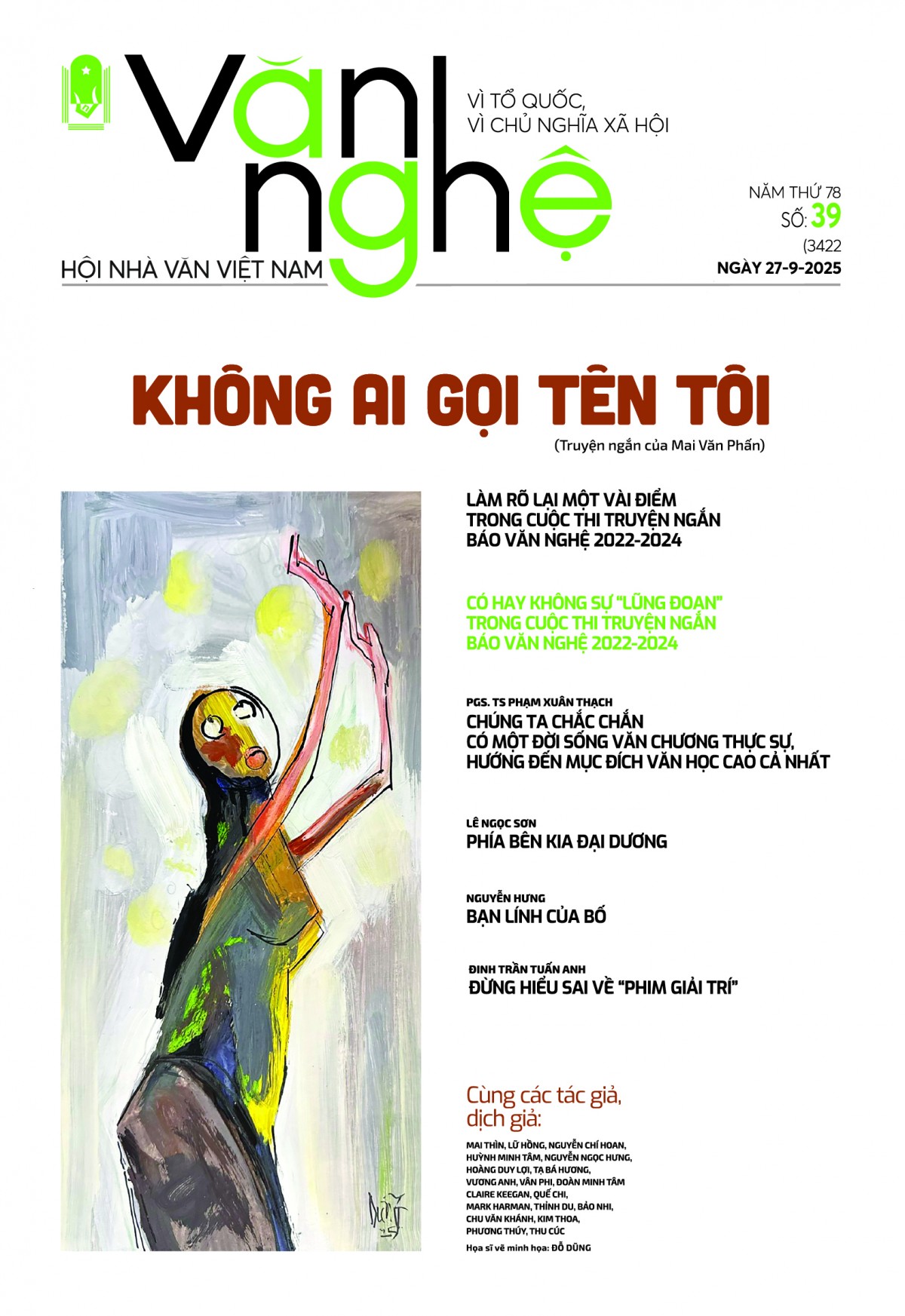 Mời quý vị đón đọc báo Văn nghệ số 39/2025