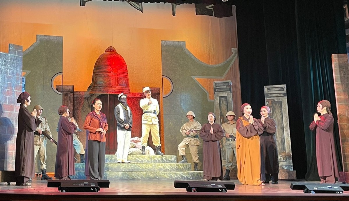 Vở diễn được dàn dựng dưới sự chỉ đạo của Bộ Văn hóa, Thể thao và Du lịch, Cục Nghệ thuật biểu diễn. Ảnh: BTC