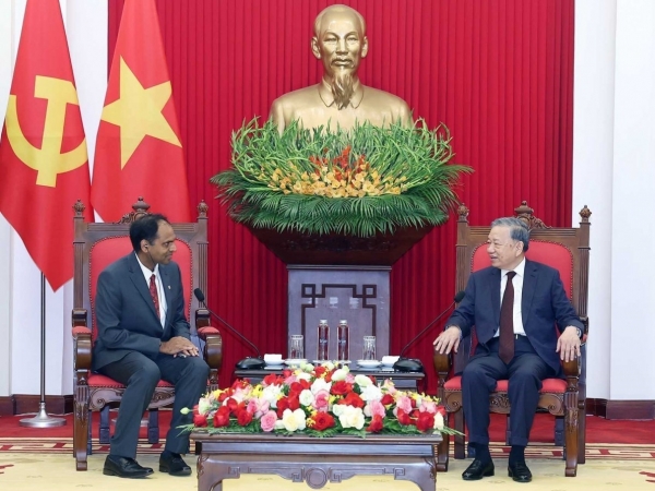 Tổng Bí thư Tô Lâm tiếp Chủ tịch Tập đoàn Marvell toàn cầu