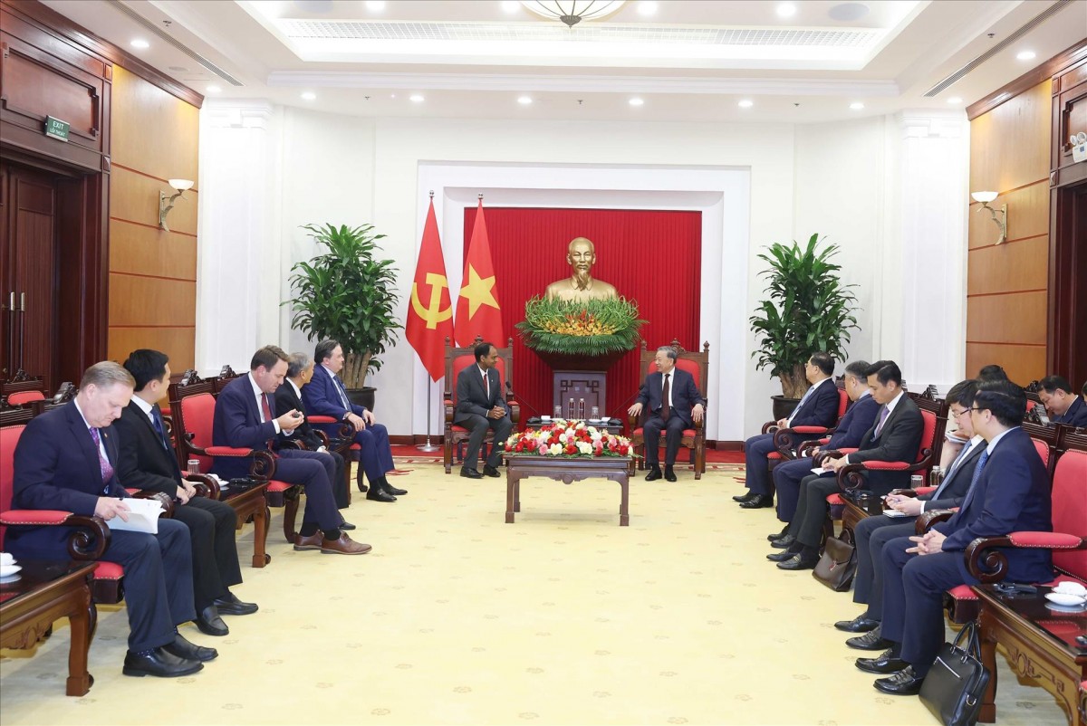 Tổng Bí thư Tô Lâm tiếp Chủ tịch Tập đoàn Marvell toàn cầu