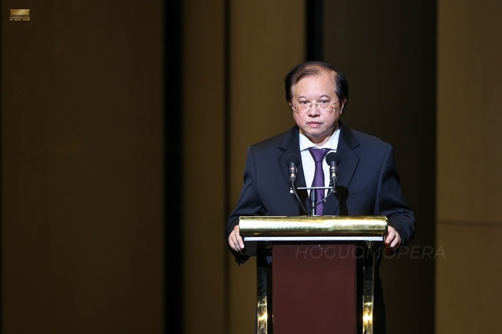 Thứ trưởng Bộ VHTTDL Tạ Quang Đông phát biểu. Ảnh: V.H