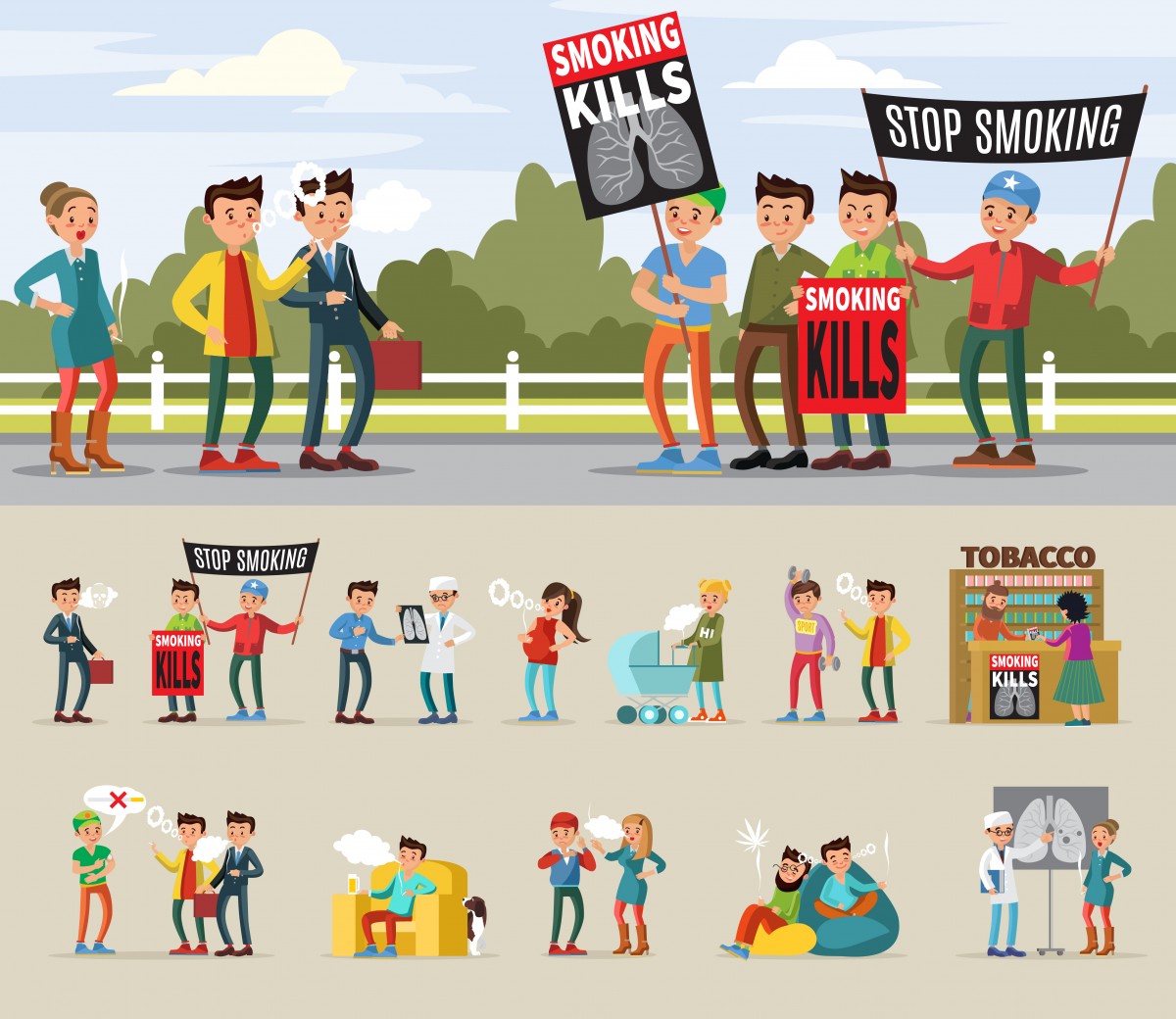 Khói thuốc nơi công cộng không đơn giản là vấn đề văn hóa ứng xử