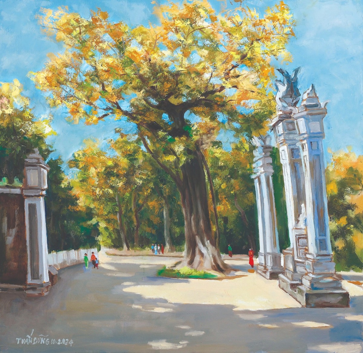 "Khoảnh trời riêng" - Cuộc đối thoại giữa họa sĩ Tuấn Dũng và thiên nhiên