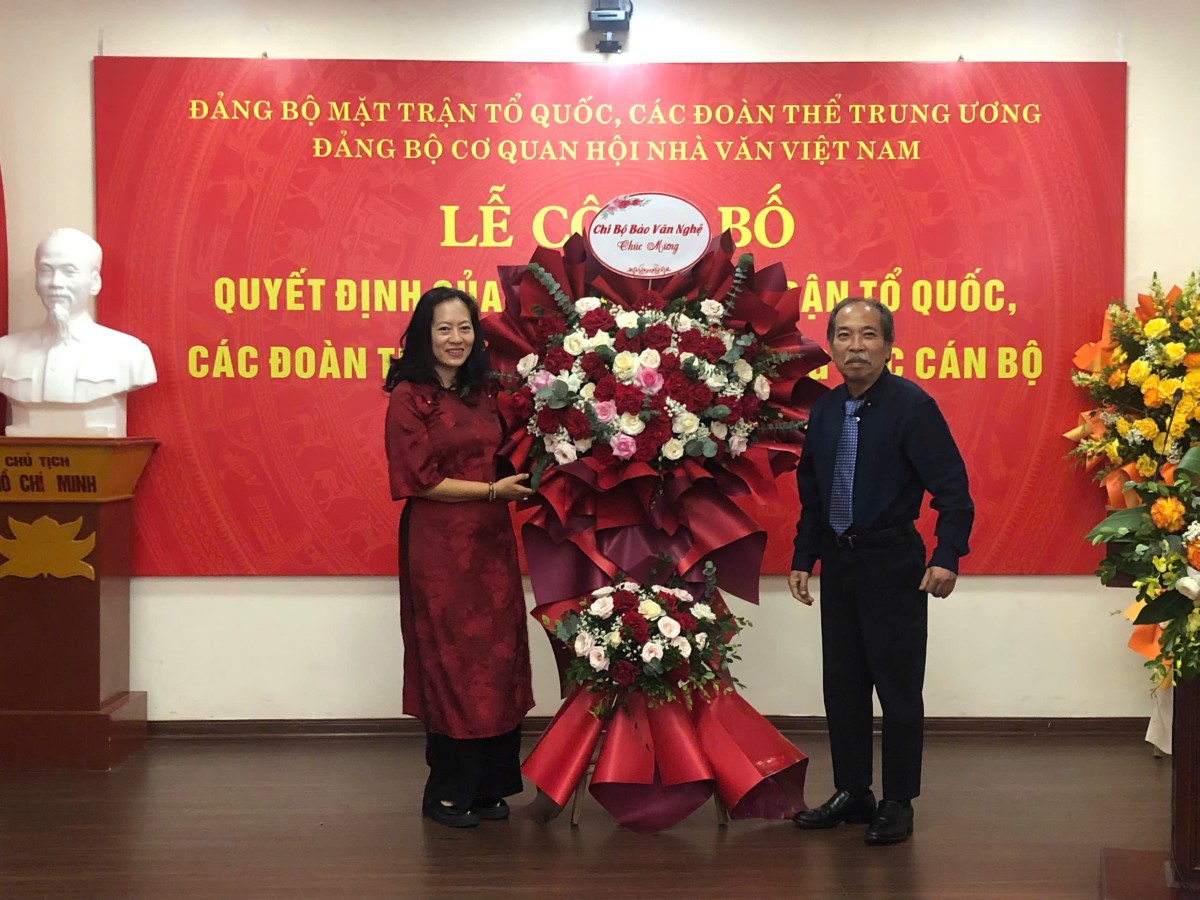 Lễ công bố quyết định của Đảng bộ MTTQ, các Đoàn thể trung ương về công tác cán bộ