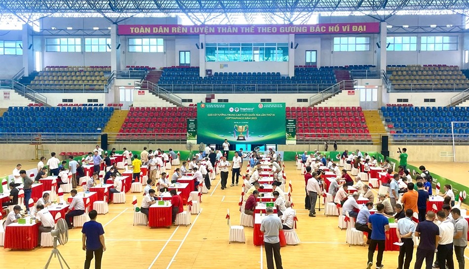 Giải Cờ tướng trung cao tuổi quốc gia tranh Cúp Traphaco 2025 đã chính thức khởi tranh tại Phú Thọ