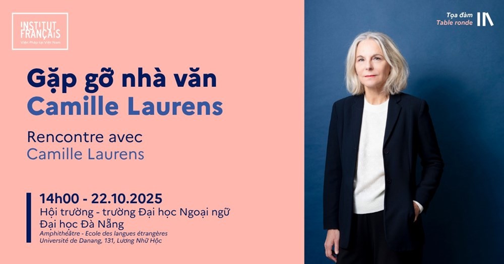 Nhà văn Camille Laurens - thành viên Viện Hàn lâm Goncourt