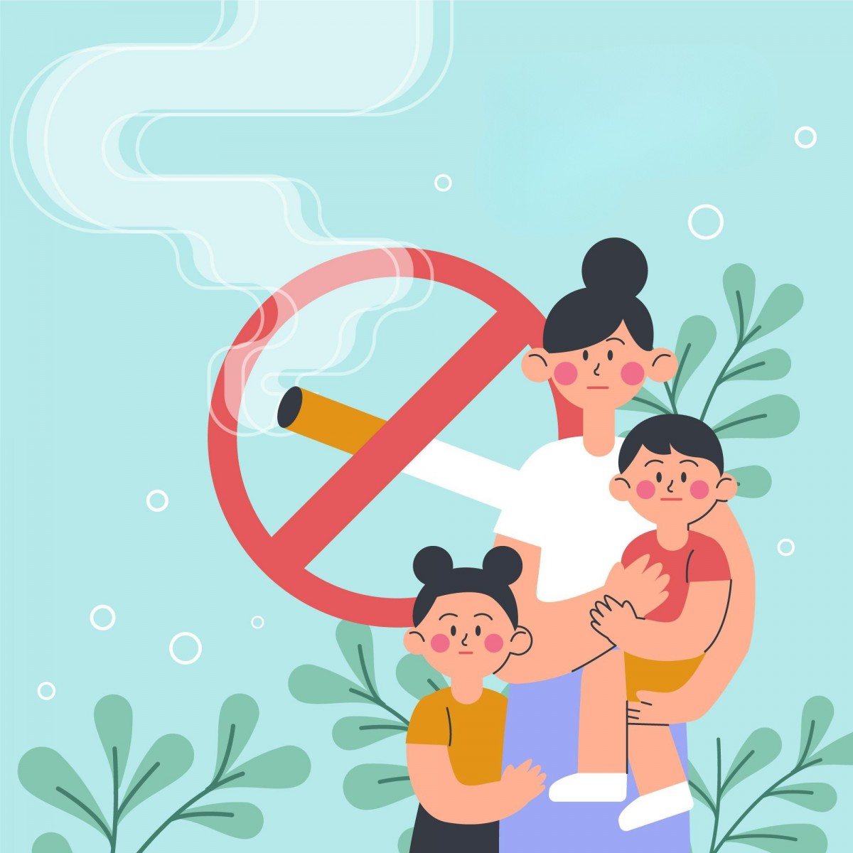 Khi bố hút thuốc, con hít khói: khi trẻ em bị tước mất quyền được hít thở sạch