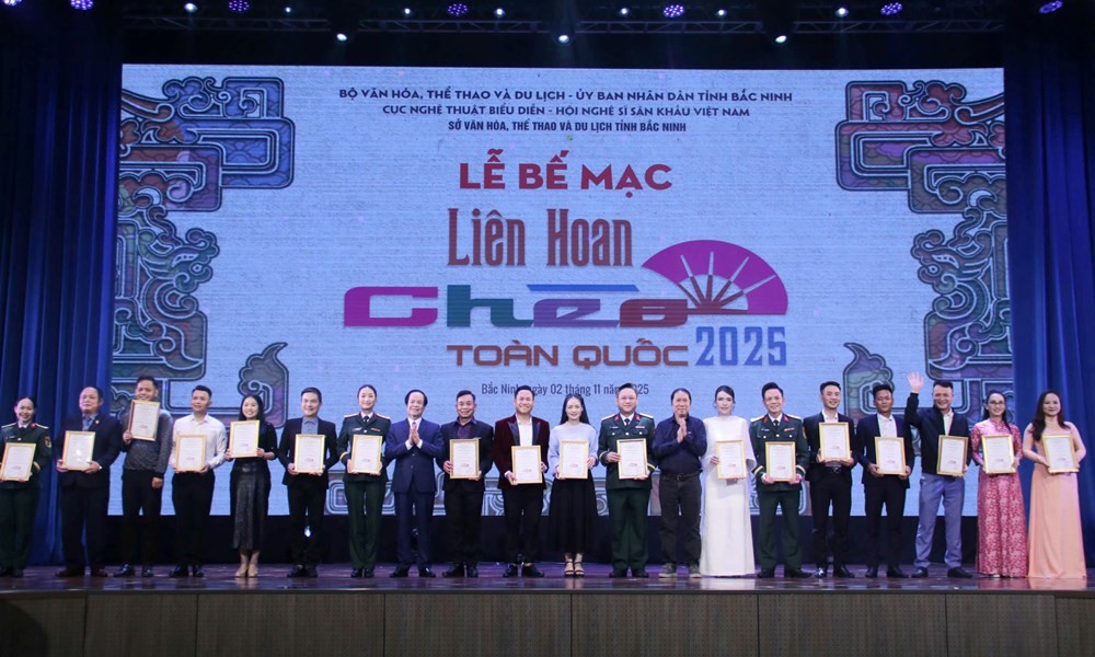 Liên hoan Chèo toàn quốc 2025 khép lại với nhiều thành công. Ảnh: BTC