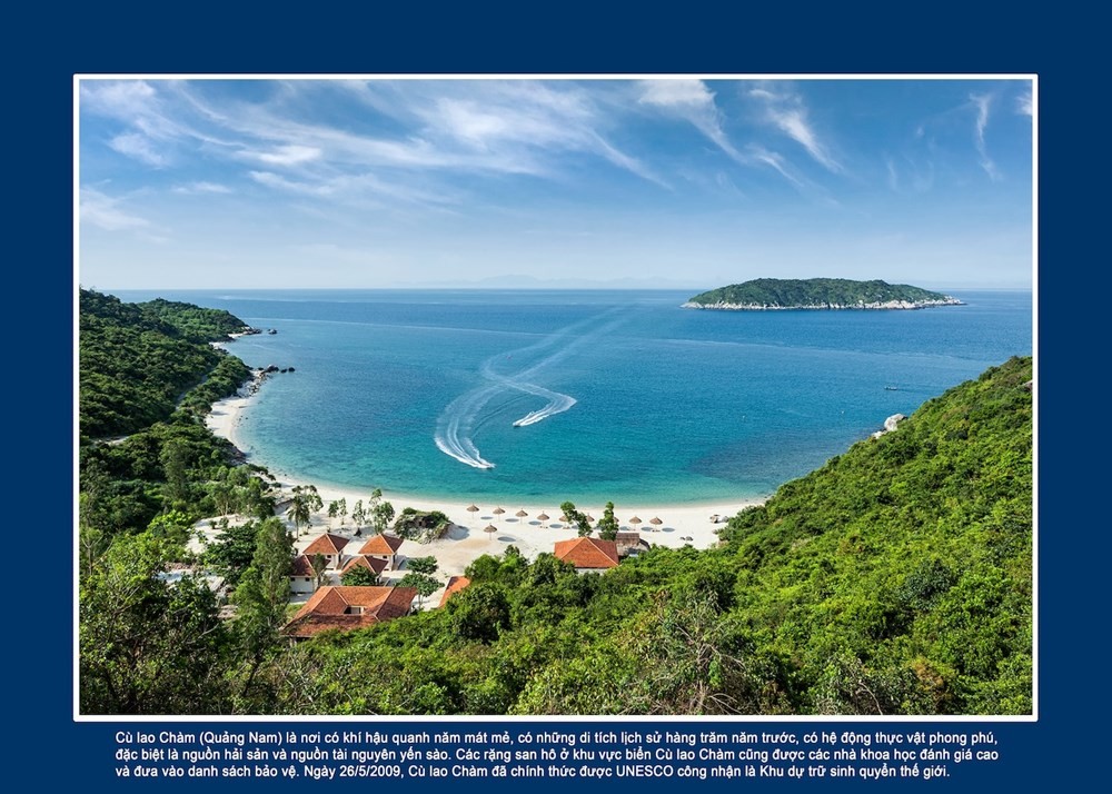 Hình ảnh Cù Lao Chàm được trưng bày tại Triển lãm