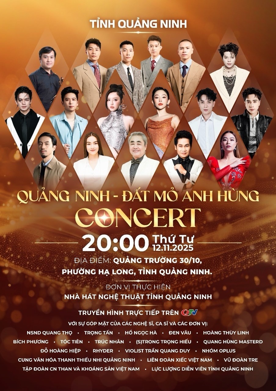 Concert quy mô lớn hội tụ dàn nghệ sĩ hàng đầu Việt Nam. Ảnh: BTC