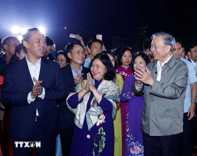 Bài phát biểu của Tổng Bí thư Tô Lâm tại Ngày hội Đại đoàn kết toàn dân tộc năm 2025 tại phường Thượng Cát, TP Hà Nội