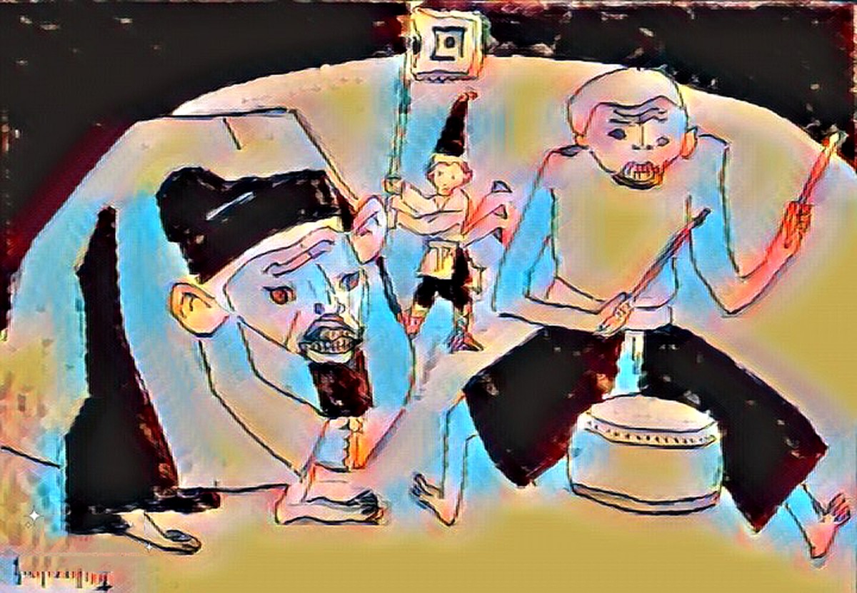 Bầy khỉ trong gánh xiếc. Truyện ngắn của Lâu Văn Mua