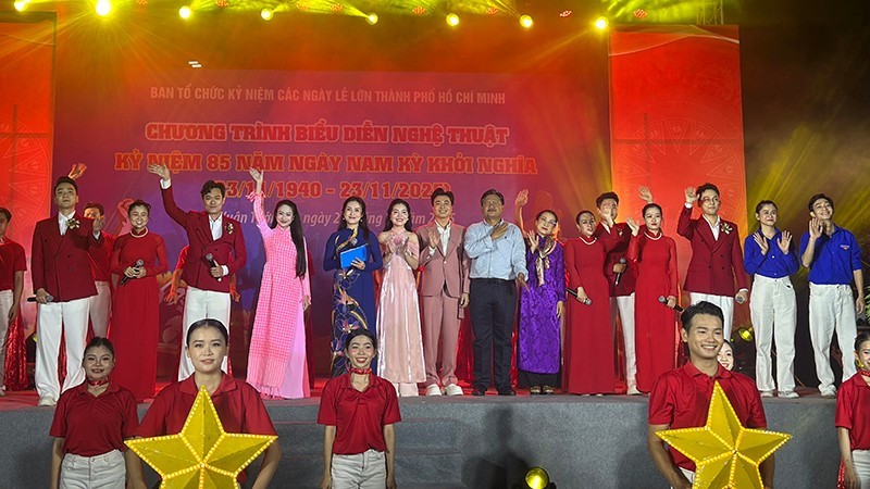 Các nghệ sĩ tham gia chương trình. Ảnh: BTC