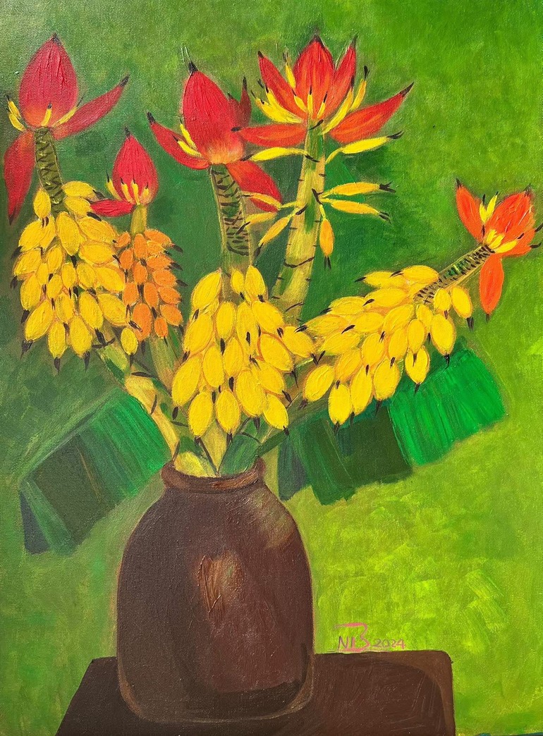 Đấu giá tranh cùng chung tay ủng hộ đồng bào chịu hậu quả của thiên tai