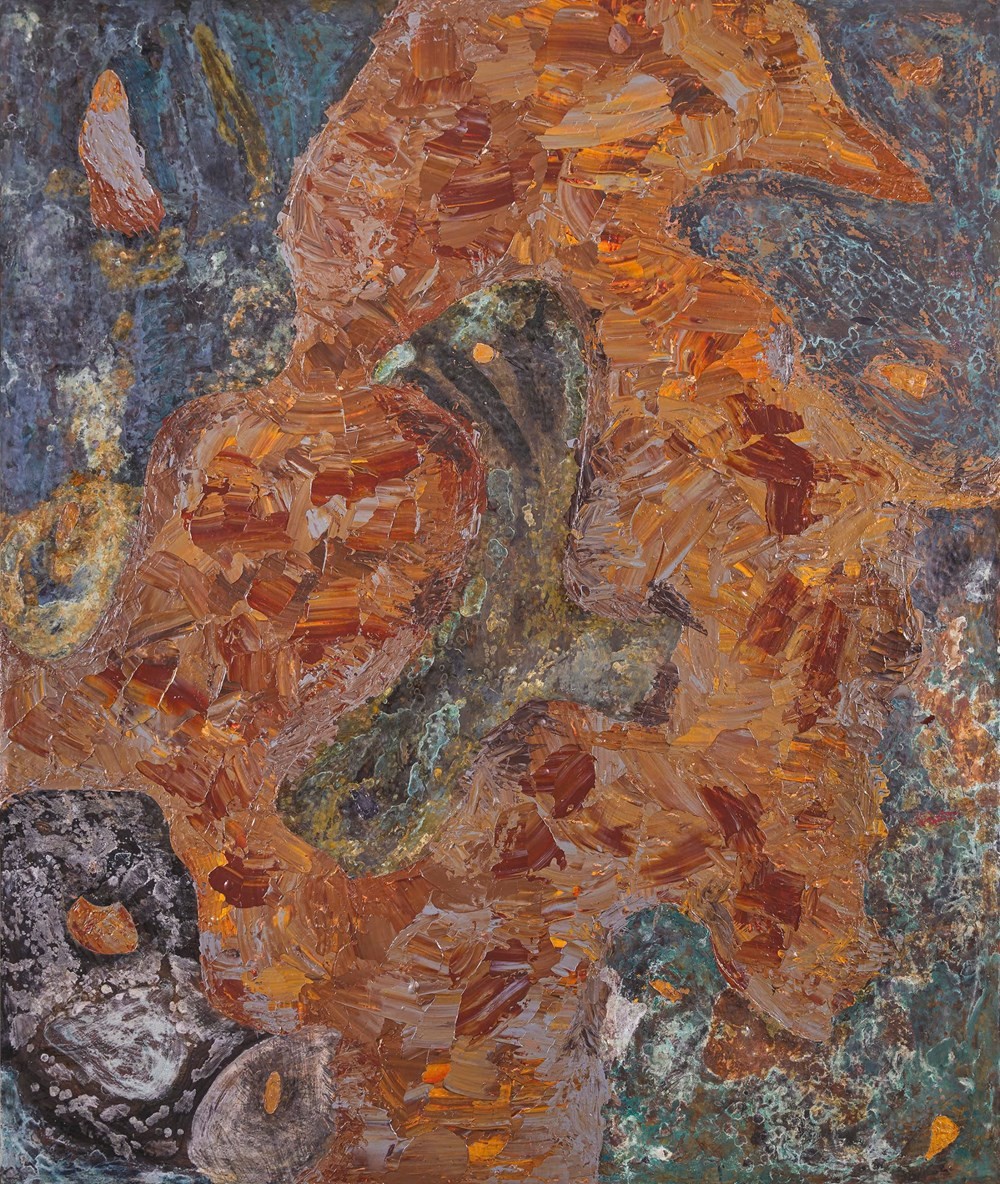 Một tác phẩm hội họa của Đinh Phong. Ảnh: BTC