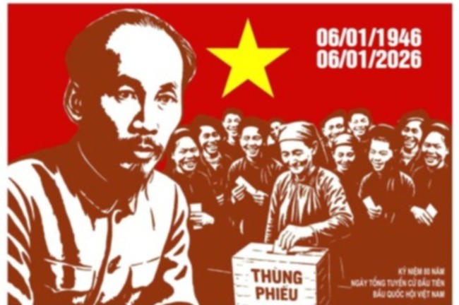 Tổ chức truyền thông cổ động trực quan kỷ niệm 80 năm Ngày Tổng tuyển cử đầu tiên