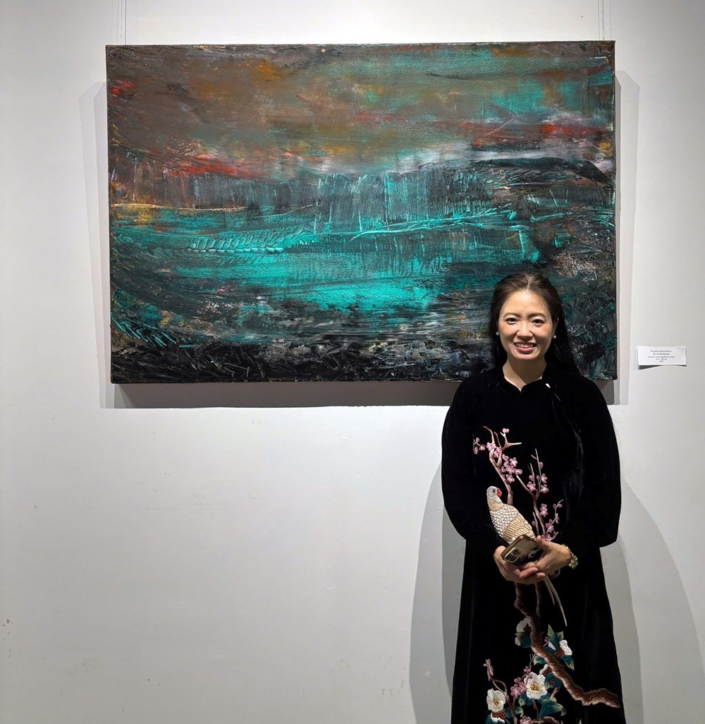 Nữ họa sĩ Bùi Thị Hải Dương. Ảnh: BTC