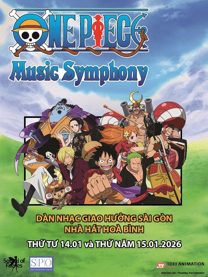 Tái hiện thế giới One Piece qua âm nhạc giao hưởng và điện ảnh