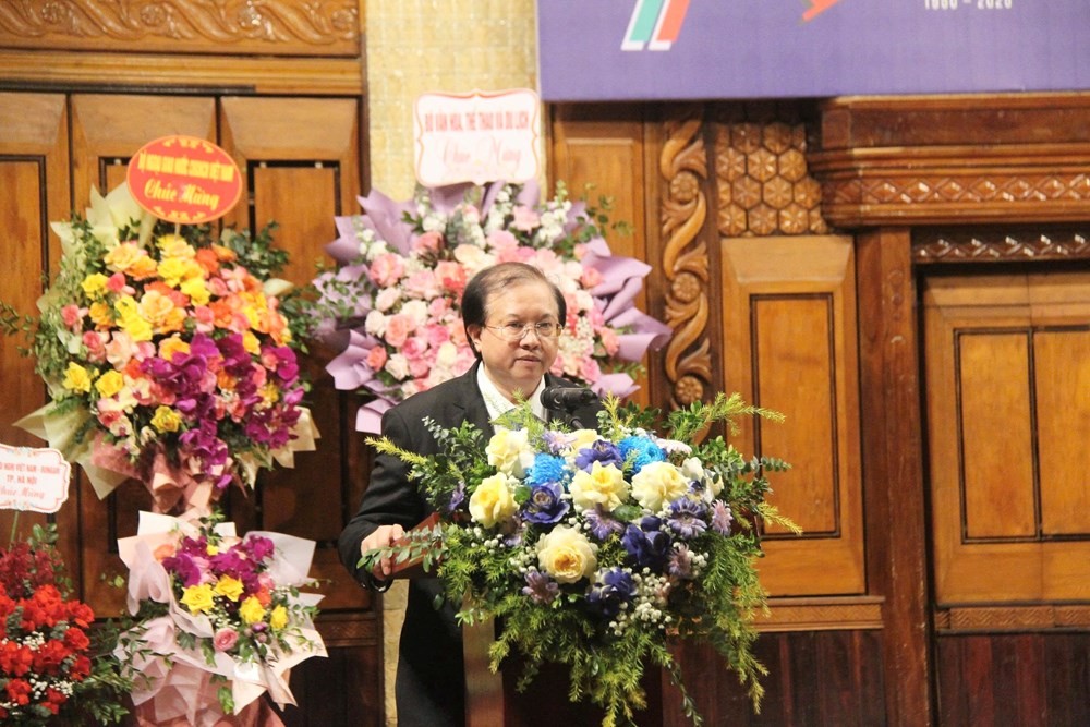 Thứ trưởng Bộ VHTTDL Tạ Quang Đông phát biểu chào mừng sự kiện. Ảnh: BTC