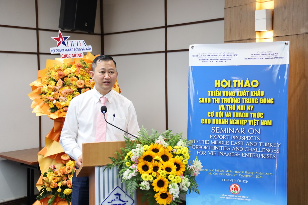 Triển vọng xuất khẩu sang Trung Đông và Thổ Nhĩ Kỳ