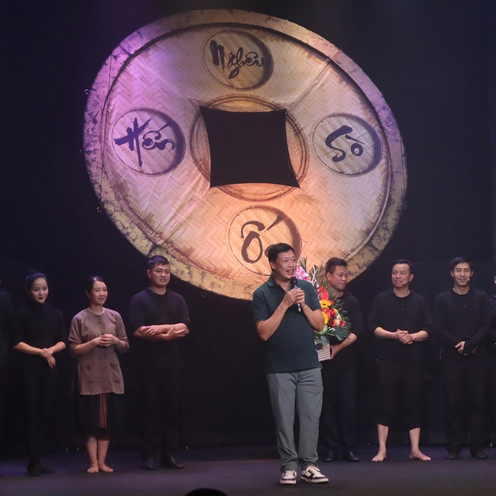 Giám đốc Nhà hát Múa rối Việt Nam, đạo diễn, NSND Nguyễn Tiến Dũng bày tỏ niềm vui khi tác phẩm nhận được nhiều quan tâm của công chúng. Ảnh: BTC