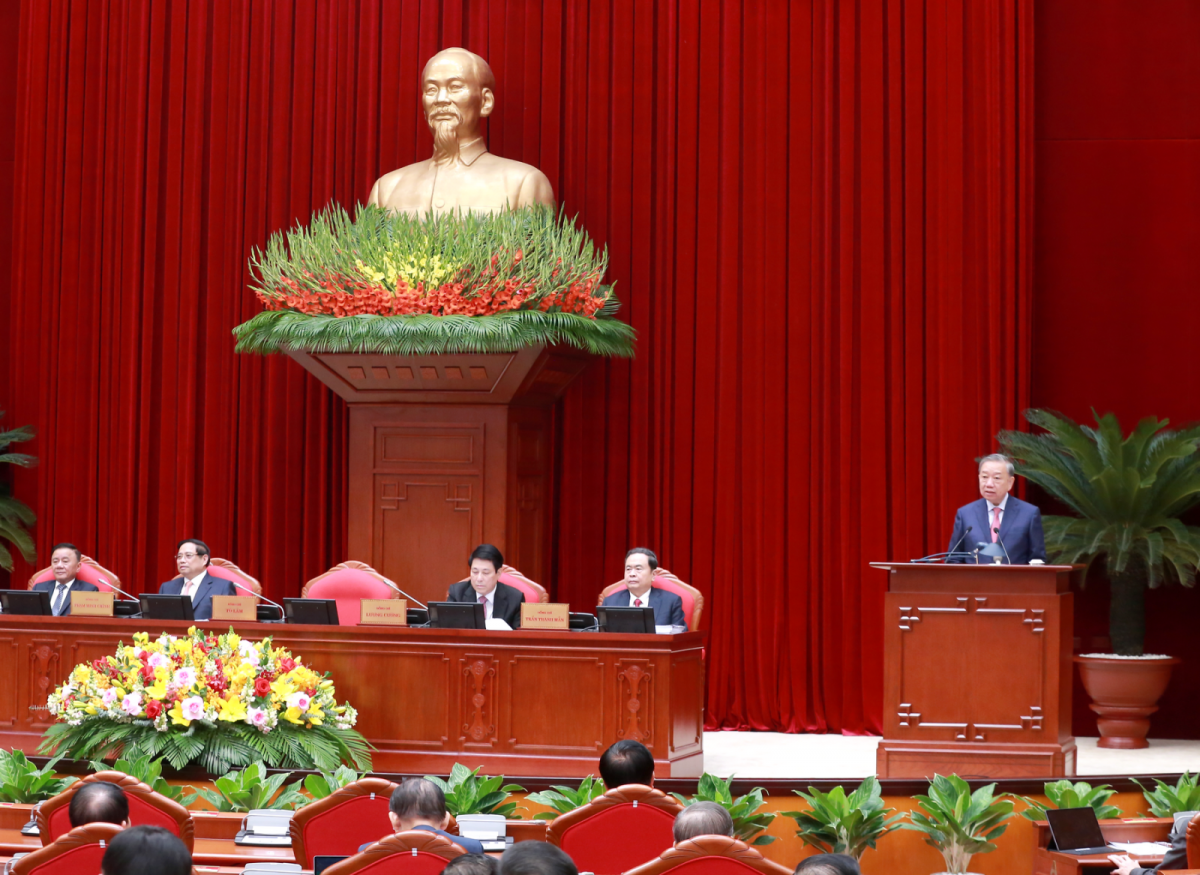 Phát biểu của Tổng Bí thư Tô Lâm khai mạc Hội nghị Trung ương 15 khóa XIII
