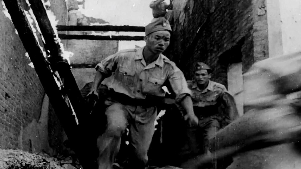 Hình ảnh trong phim tài liệu “Lời thề quyết tử”. Ảnh Điện ảnh Quân đội.