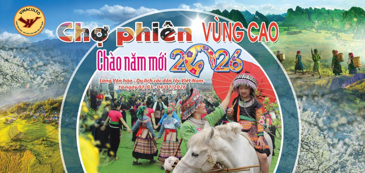 Rộn ràng không gian “Chợ phiên vùng cao – Chào năm mới 2026”