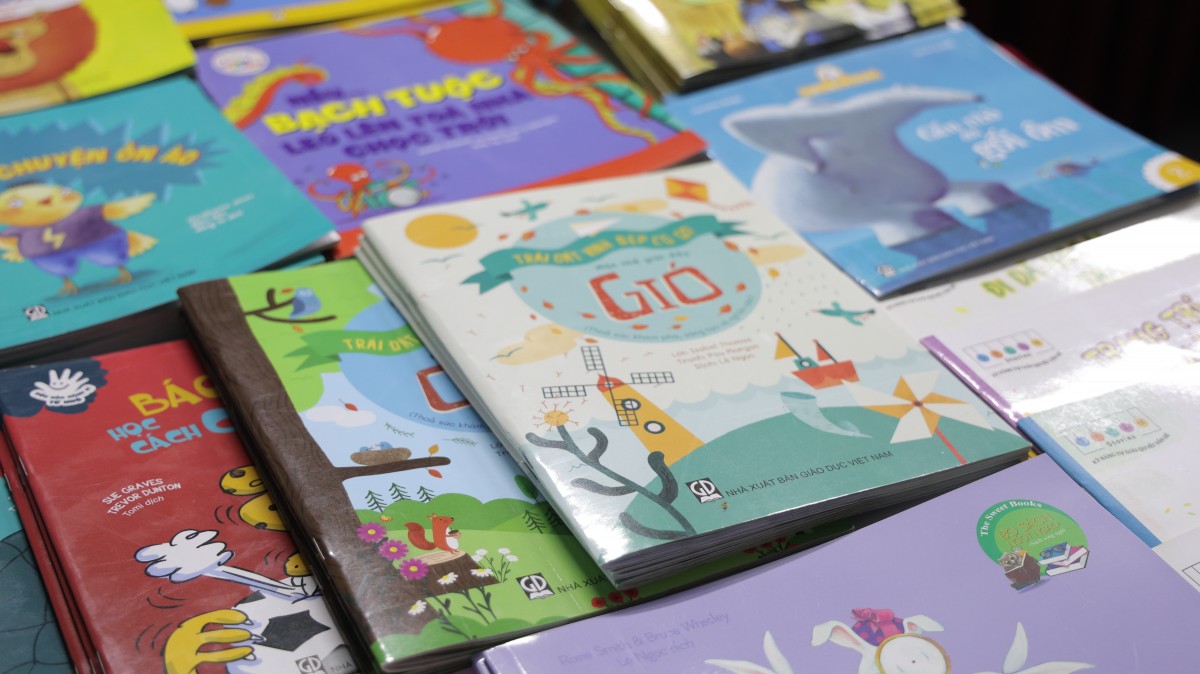 Nhà xuất bản Giáo dục Việt Nam nâng tầm văn hóa đọc tại Hội sách Hà Nội