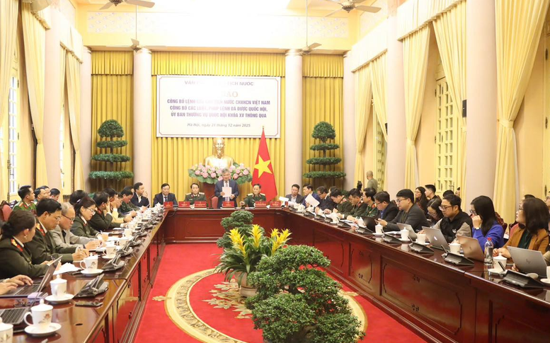 Công bố 14 luật và 1 pháp lệnh có hiệu lực từ 1/7/2026