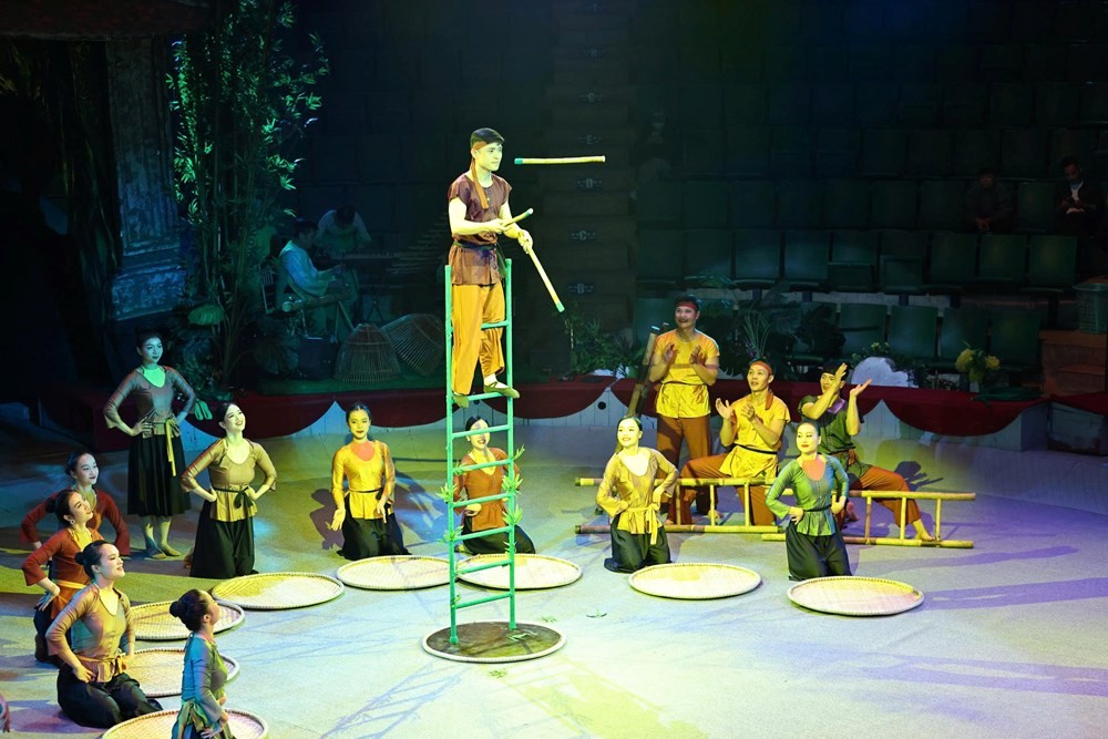 Hình tượng tre Việt Nam trên sân khấu xiếc