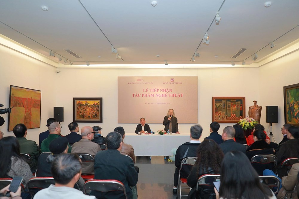 Quang cảnh Lễ tiếp nhận. Ảnh: BTC