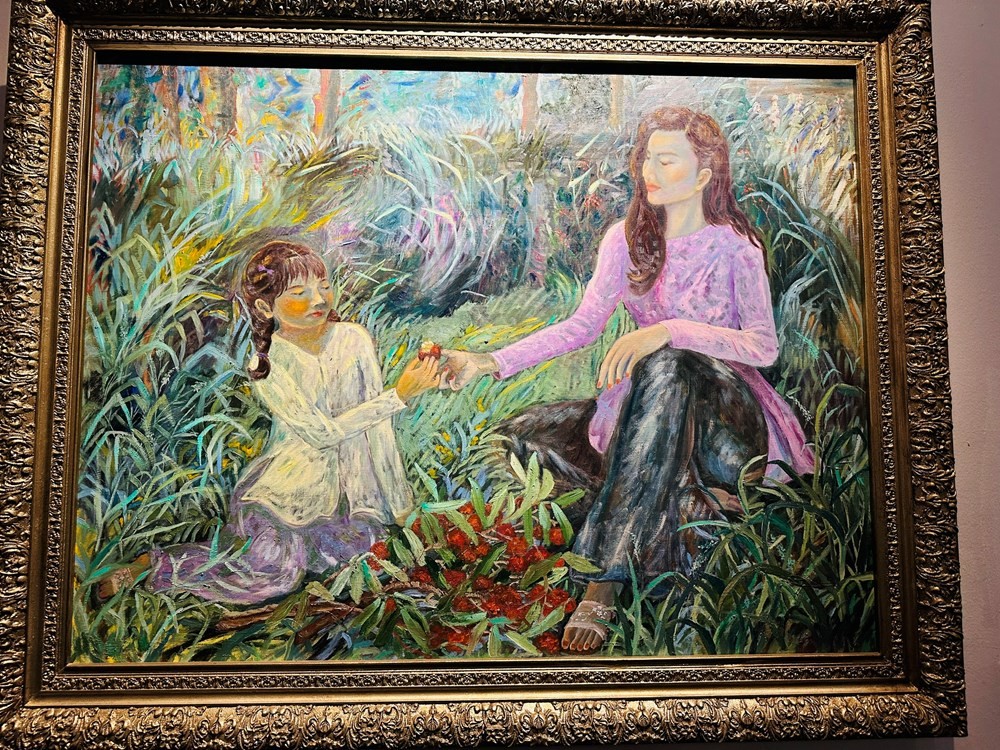 Một tác phẩm của hoạ sĩ Lê Trang