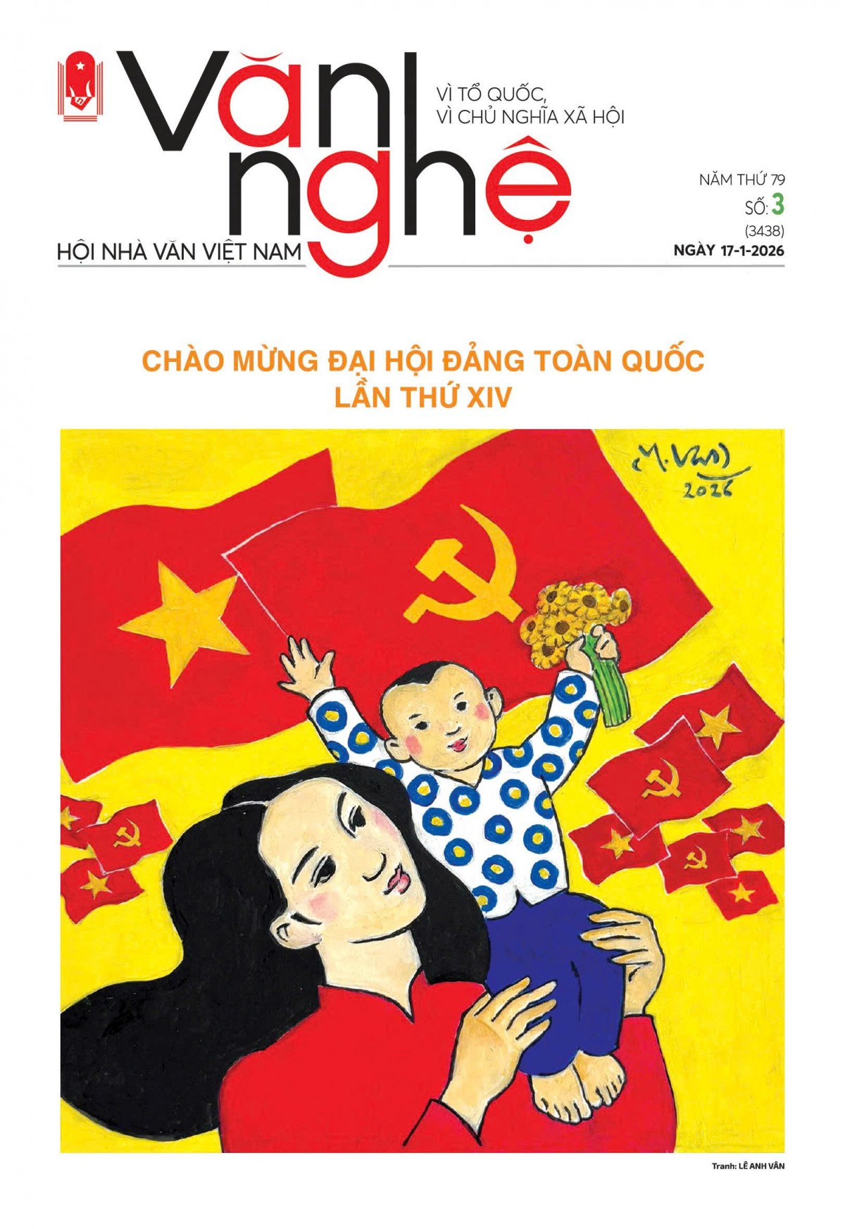 Mời quý vị đón đọc báo Văn nghệ số 3/2026