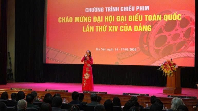 Khai mạc Chương trình chiếu phim chào mừng Đại hội đại biểu toàn quốc lần thứ XIV của Đảng