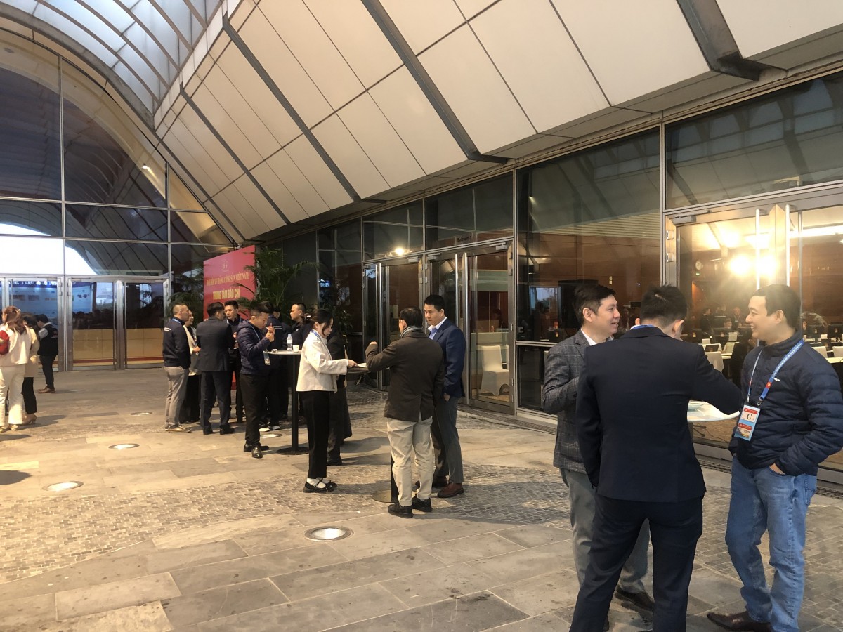 Những khoảnh khắc ấn tượng tại Trung tâm Báo chí Đại hội XIV của Đảng