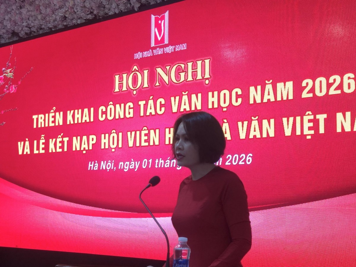 Hội Nhà văn Việt Nam tổ chức Hội nghị triển khai công tác Văn học năm 2026