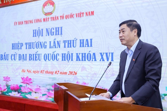 Hội nghị hiệp thương lần thứ hai: 100% đại biểu thống nhất với danh sách 217 người ở Trung ương được giới thiệu ứng cử đại biểu Quốc hội khóa XVI