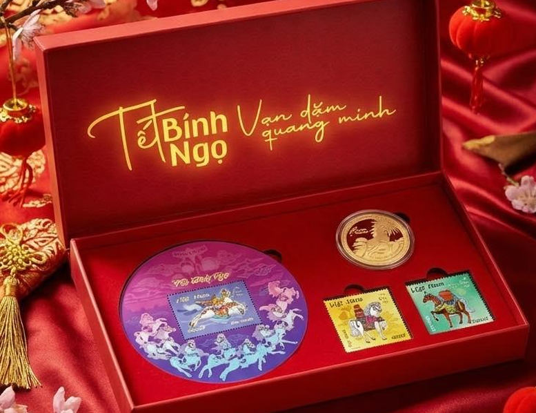 Đưa hình tượng ngựa lên tem Tết