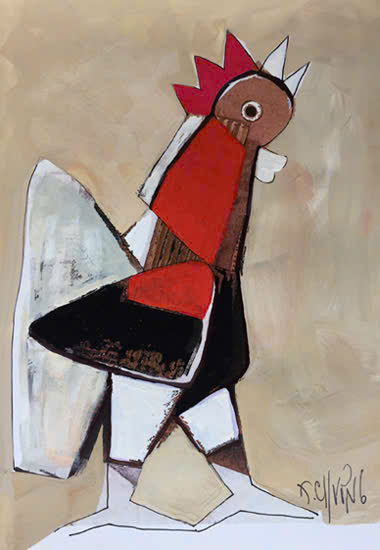 Thành Chương - Người lưu giữ "linh hồn" làng, "phù thủy" của những mảng màu đối chọi