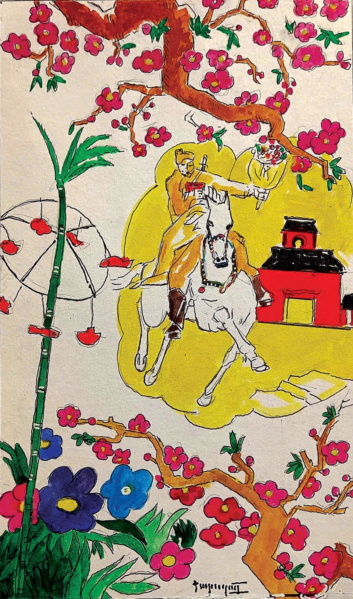 Nỗi nhớ hoa đào. Tuỳ bút của Nguyễn Sĩ Đại