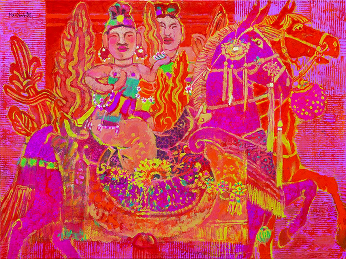 Ngựa từ truyền thống bước vào tranh đương đại