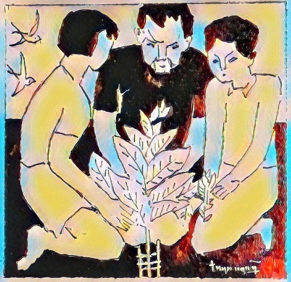 gieo loc ngay xuan tan van cua nguyen hoi