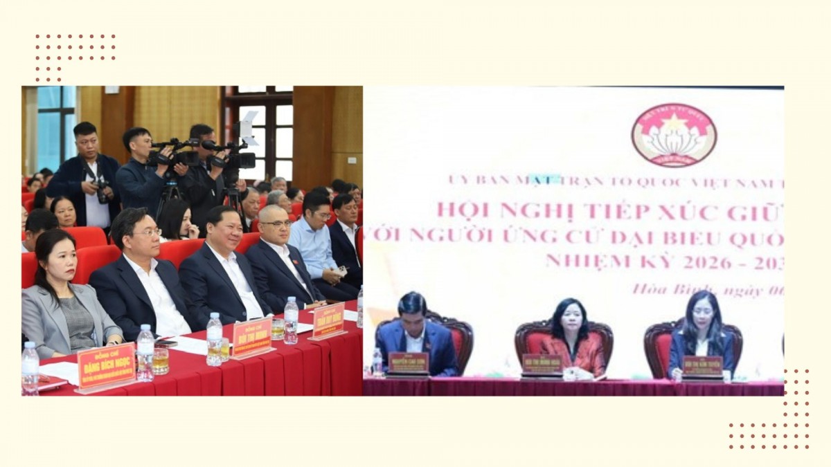 Bà Bùi Thị Minh Hoài tiếp xúc cử tri tại đơn vị bầu cử số 5 Phú Thọ