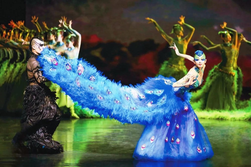 Cảnh trong vở vũ kịch “Khổng tước”. Ảnh: BTC