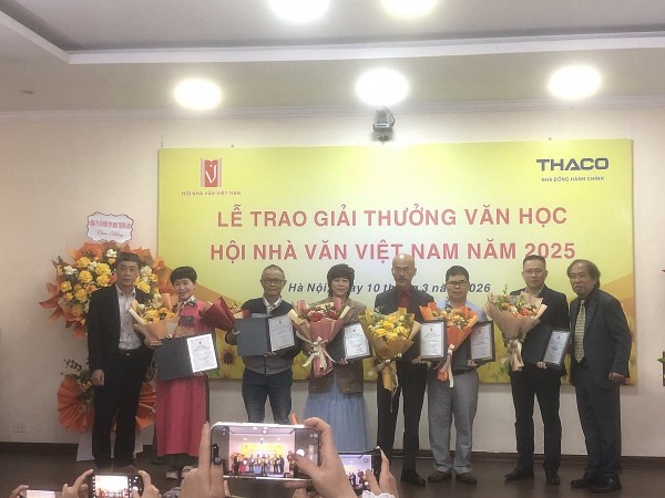 nhung guong mat cua giai thuong van hoc nam 2025 cua hoi nha van viet nam