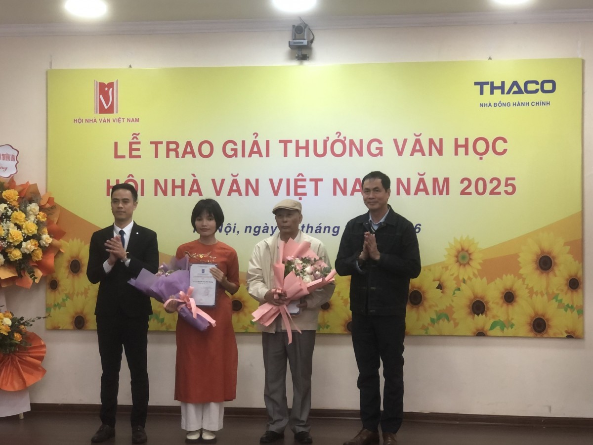 Hội Nhà văn Việt Nam trao Giải thưởng Văn học năm 2025