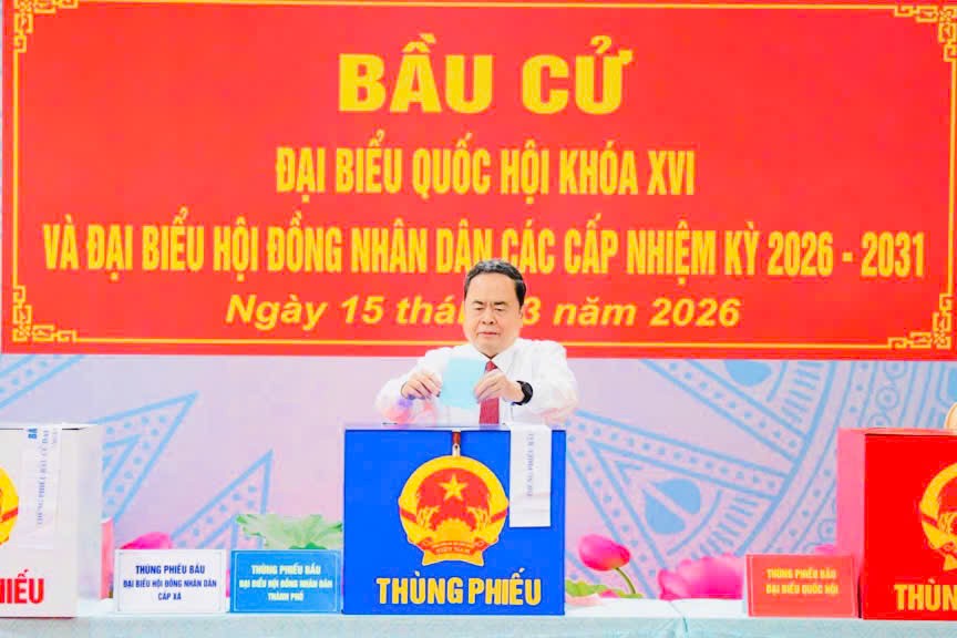 Lãnh đạo Trung ương và TP.HCM tham gia Ngày hội bầu cử toàn dân