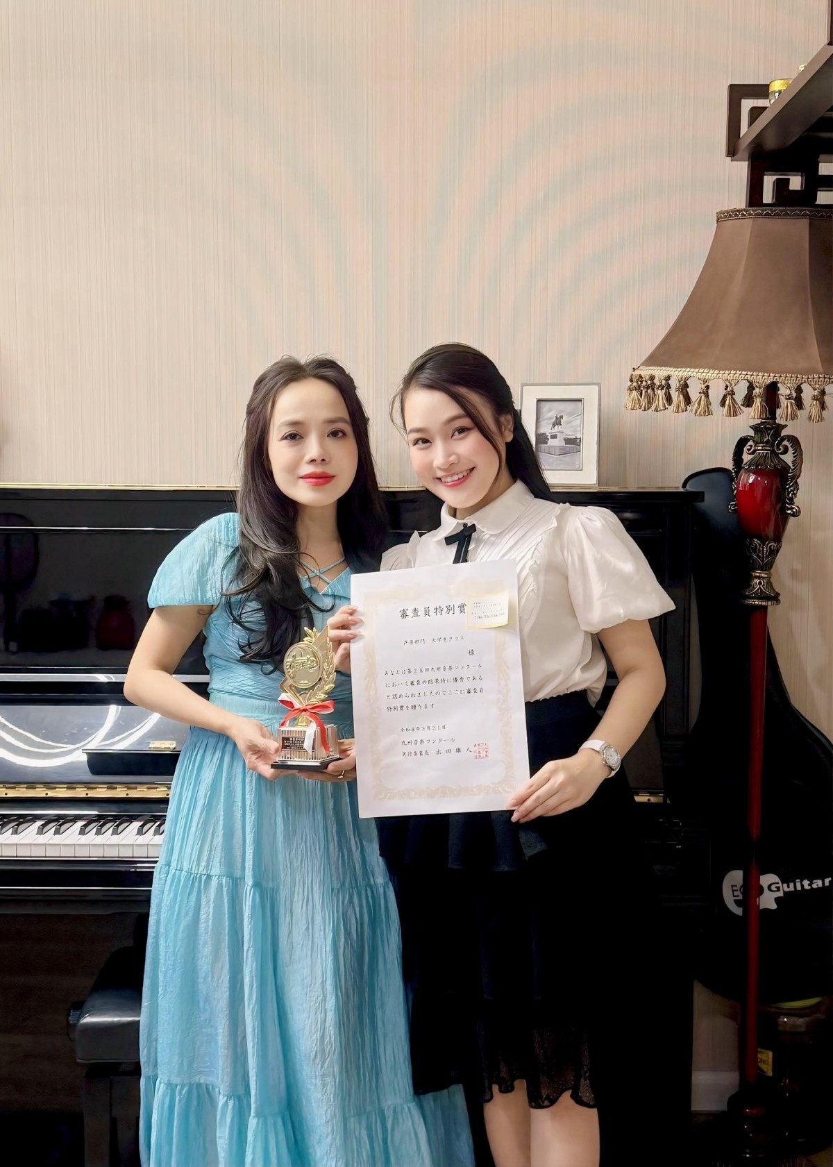 Thí sinh Việt Nam giành giải đặc biệt cuộc thi âm nhạc quốc tế tại Nhật Bản